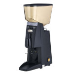 مطحنة قهوة إسبريسو أوتوماتيكية صامتة باللون الأسود مع لوحة أمامية سوداء - سانتوس 55BFA